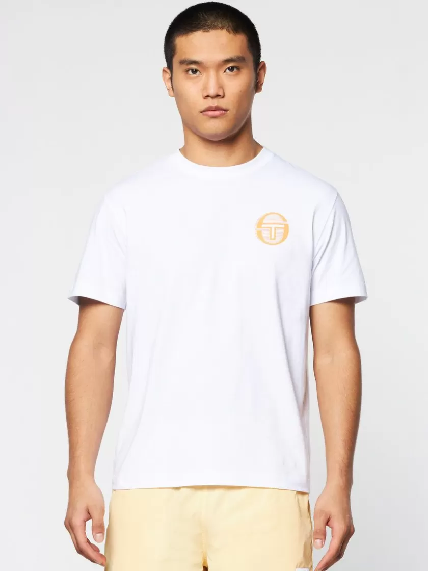 Shop Tenda T-Shirt- Brilliant White/ Tangerine The Essentials