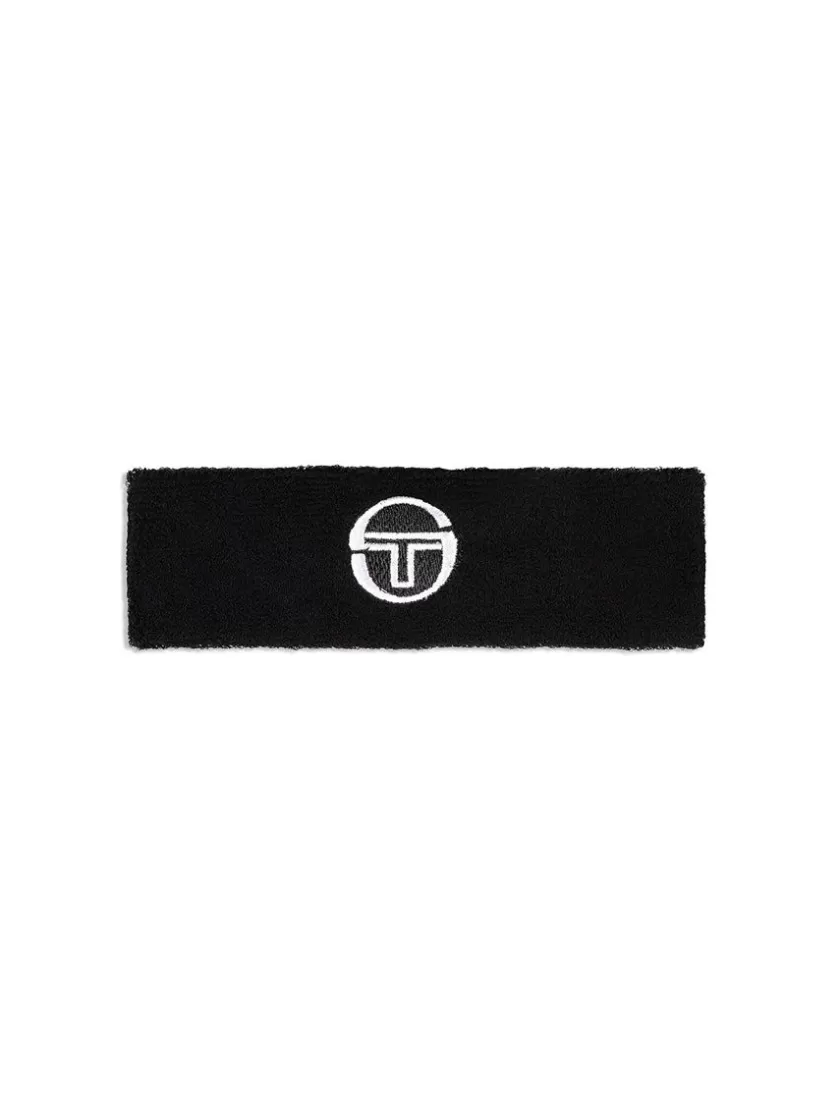 Outlet Tennis Headband- Black For The Court