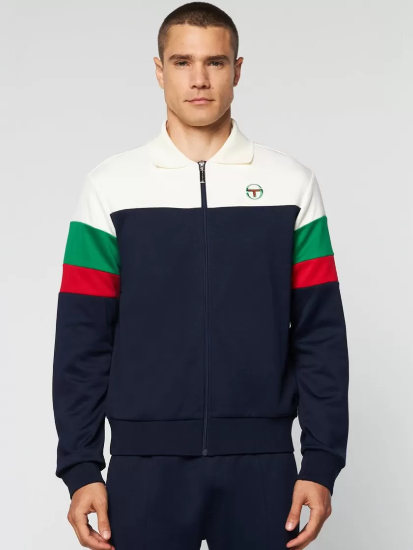 Cheap Tomme Track Top- Maritime Blue Jackets