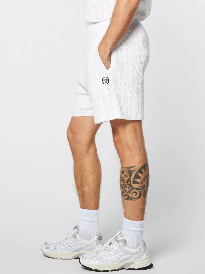 Outlet Ulivo Crochet Short- Brilliant White Shorts And Swim