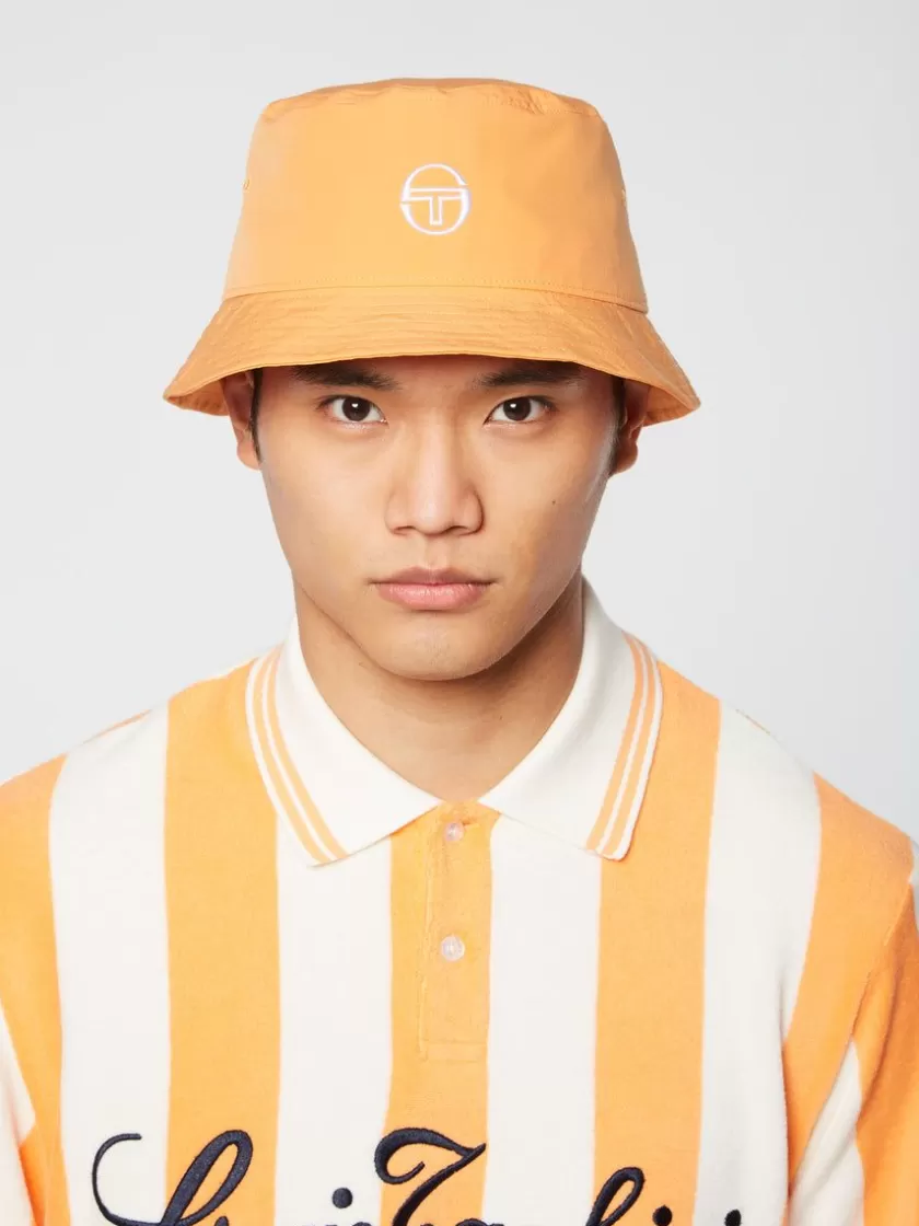 Cheap Vacanza Bucket Hat- Tangerine For The Court