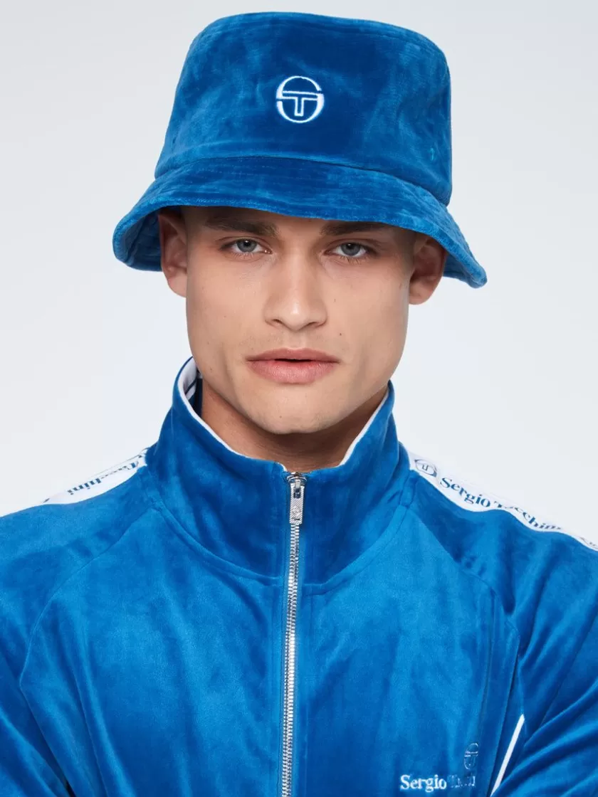 Clearance Velour Bucket Hat- Vallarta Blue View All