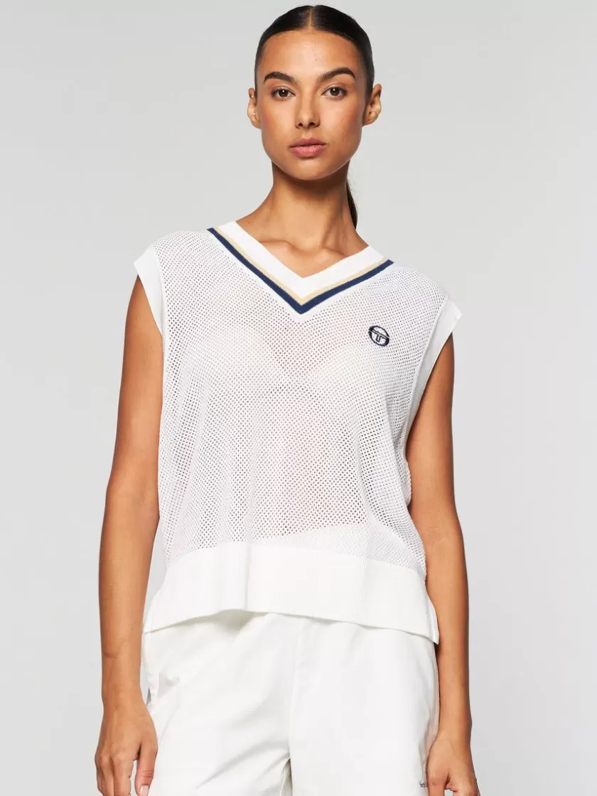 New Women'S Damarindo Vest- Gardenia For The Court