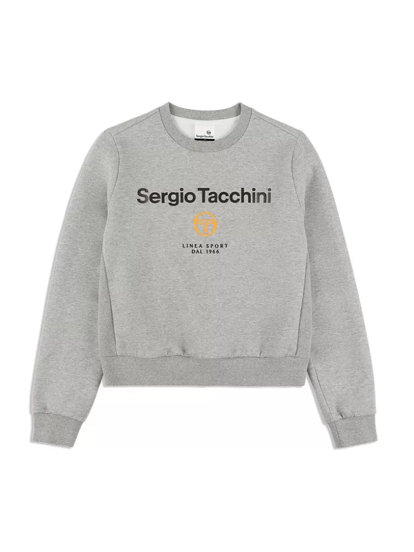 Flash Sale Women'S Linea Sport Crewneck- Heather Grey For The Court