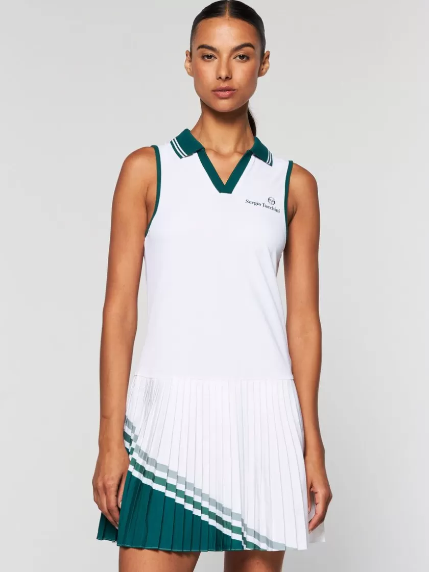 Sale Women'S Monza Tennis Dress- Brilliant White Dresses