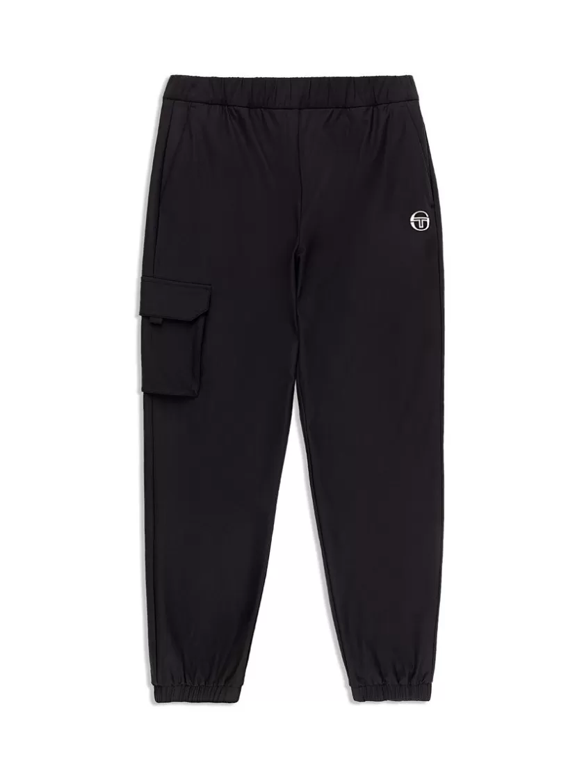 Outlet Woven Cargo Jogger Pants- Black View All