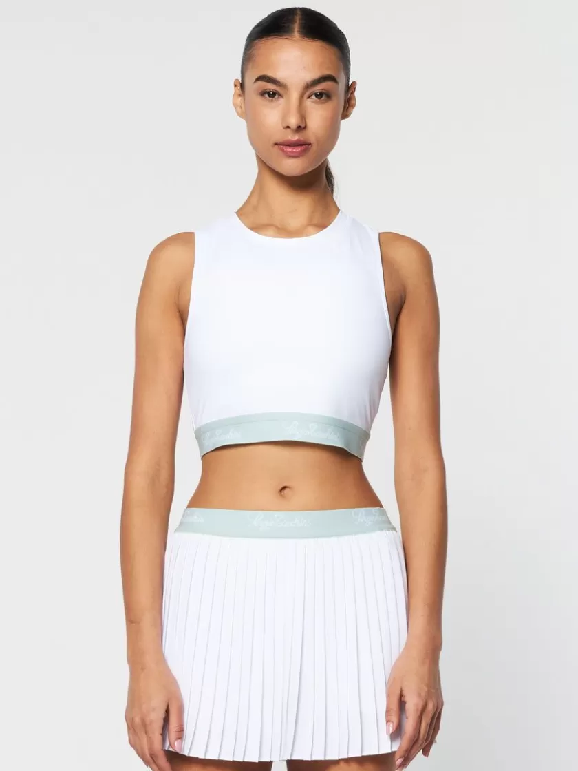 Flash Sale Zambrini Top- Brilliant White Tops And Sports Bras